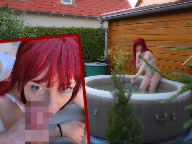 Sarò cacciato? Il capo mi becca nella sua piscina!